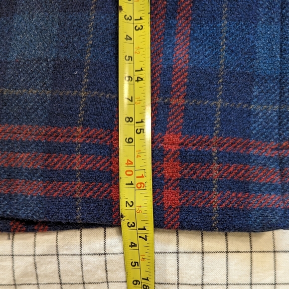 High-waisted Plaid Wool Mini Skirt Gap - Picture 3 of 6